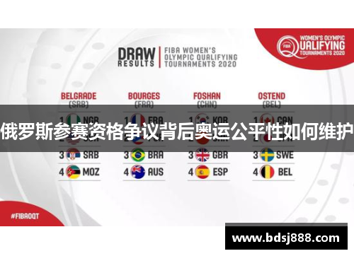 俄罗斯参赛资格争议背后奥运公平性如何维护 俄罗斯参赛资格争议背后奥运公平性如何维护